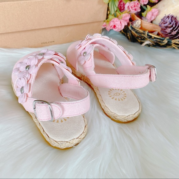UGG Allairey Sparkles Espadrille Sandal - Pink - Picture 5 of 8